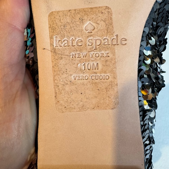 NWOT Kate Spade Sequin Flats - 10M - Picture 10 of 13